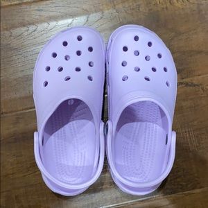 Crocs classic clog women 6 purple NEW